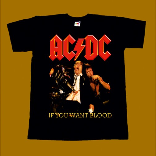 AC / DC T-SHIRT - IF YOU WANT BLOOD