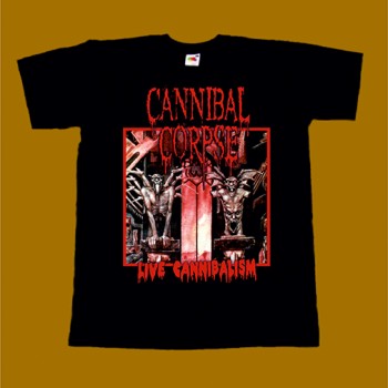 CANNIBAL CORPSE T-SHIRT - LIVE CANNIBALISM
