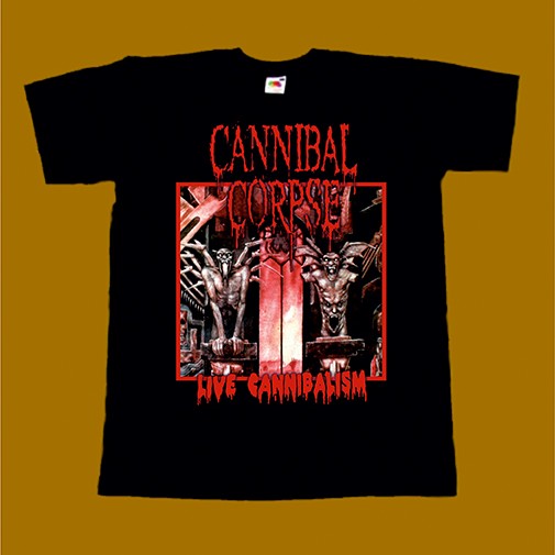 CANNIBAL CORPSE T-SHIRT - LIVE CANNIBALISM
