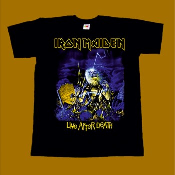 IRON MAIDEN T-SHIRT - LIVE AFTER DEATH 2