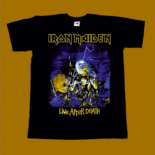 IRON MAIDEN T-SHIRT - LIVE AFTER DEATH 2