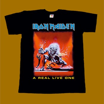 IRON MAIDEN T-SHIRT - A REAL LIVE ONE 2