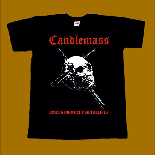 CANDLEMASS T-SHIRT - EPICUS DOOMICUS METALLICUS
