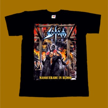 SODOM T-SHIRT - MASQUERADE IN BLOOD