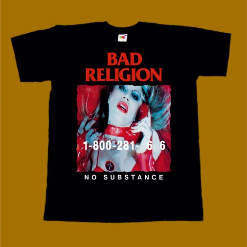 BAD RELIGION T-SHIRT - NO SUBSTANCE