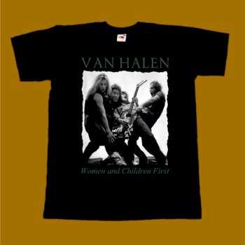 VAN HALEN T-SHIRT - WOMEN AND CHILDREN FIRST
