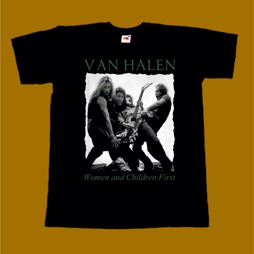 VAN HALEN T-SHIRT - WOMEN AND CHILDREN FIRST