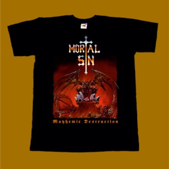 MORTAL SIN T-SHIRT - MAYHEMIC DESTRUCTION
