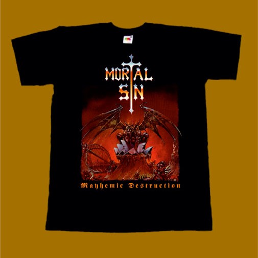 MORTAL SIN T-SHIRT - MAYHEMIC DESTRUCTION