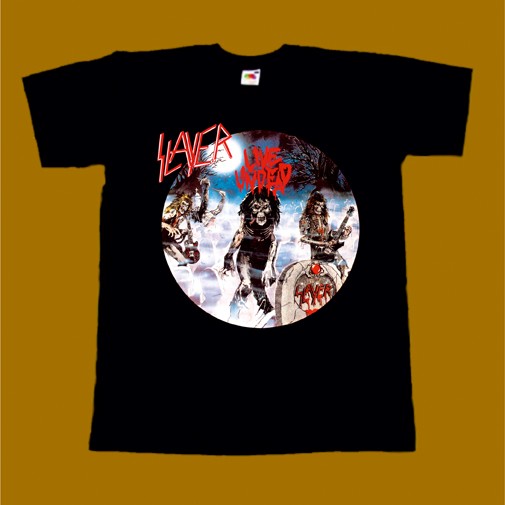 SLAYER T-SHIRT - LIVE UNDEAD
