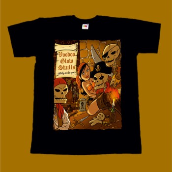 VOODOO GLOW SKULLS T-SHIRT - STEADY AS SHE GOES