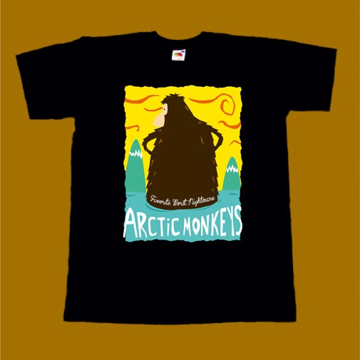 ARCTIC MONKEYS T-SHIRT - FAVORITE WORST NIGHTMARE 2