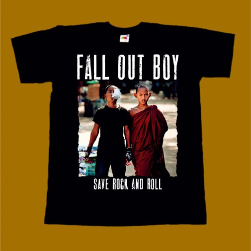 FALL OUT BOY T-SHIRT - SAVE ROCK AND ROLL