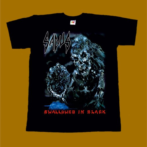 SADUS T-SHIRT - SWALLOWED IN BLACK