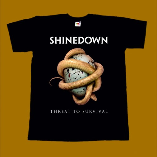 SHINEDOWN T-SHIRT - THREAT TO SURVIVAL