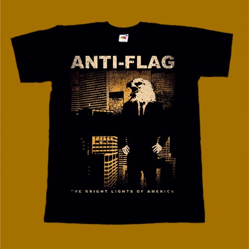 ANTI-FLAG T-SHIRT - THE BRIGHT LIGHTS OF AMERICA