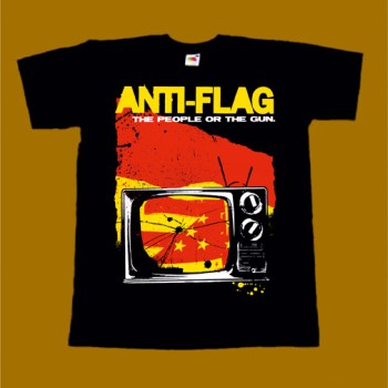 ANTI-FLAG T-SHIRT - THE PEOPLE OR THE GUN