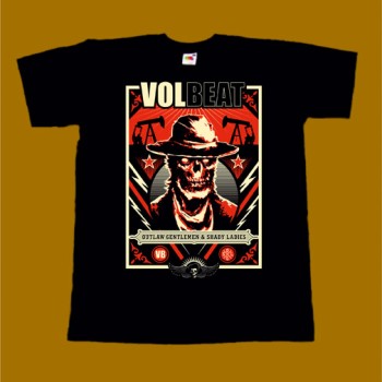 VOLBEAT T-SHIRT - OUTLAW GENTLEMEN AND SHADY LADIES