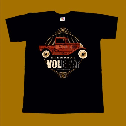 VOLBEAT T-SHIRT - LET'S SHAKE SOME DUST