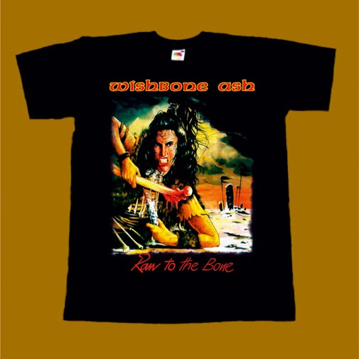 WISHBONE ASH T-SHIRT - RAW TO THE BONE