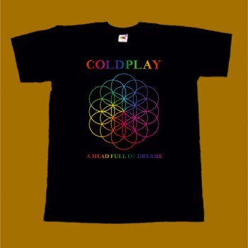 COLDPLAY T-SHIRT - A HEAD FULL OF DREAMS