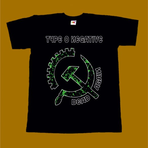 TYPE O NEGATIVE T-SHIRT - DEAD AGAIN 2