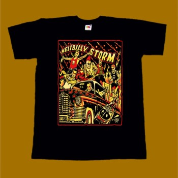 DEMENTED ARE GO T-SHIRT - HELLBILLY STORM