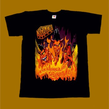 NEKROMANTIX T-SHIRT - WHAT HAPPENS IN HELL STAYS IN HELL