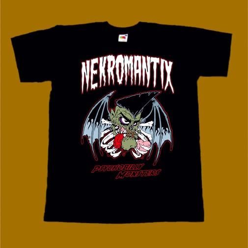 NEKROMANTIX T-SHIRT - PSYCHOBILLY MONSTERS