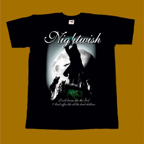 NIGHTWISH T-SHIRT - 7 DAYS TO THE WOLVES