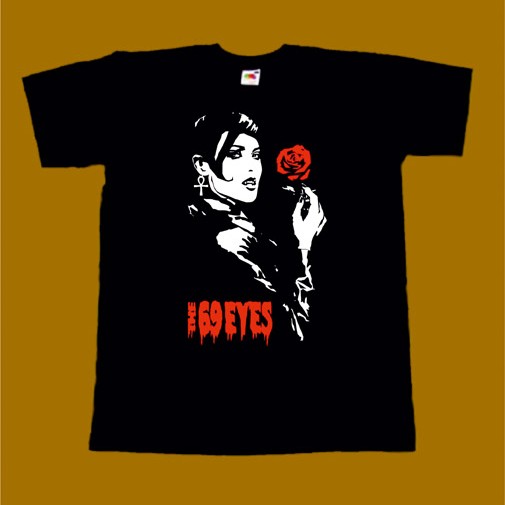 69 EYES T-SHIRT - FRAMED IN BLOOD