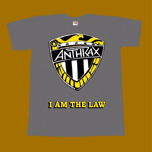 ANTHRAX T-SHIRT - I AM THE LAW 3