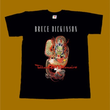 BRUCE DICKINSON T-SHIRT - TATTOO MILLIONAIRE