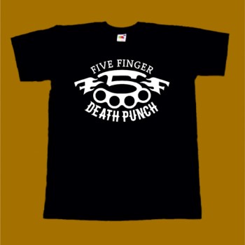 FIVE FINGER DEATH PUNCH T-SHIRT - FIST LOGO