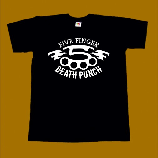 FIVE FINGER DEATH PUNCH T-SHIRT - FIST LOGO