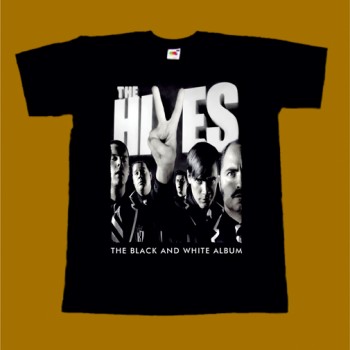 THE HIVES T-SHIRT - THE BLACK AND WHITE ALBUM