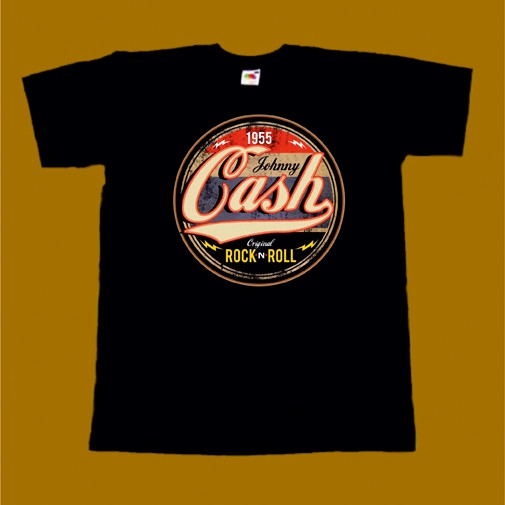 JOHNNY CASH T-SHIRT - ROCK N ROLL