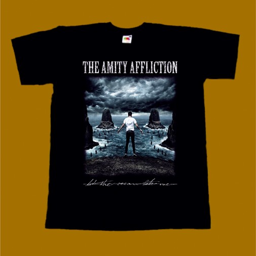 THE AMITY AFFLICTION T-SHIRT - LET THE OCEAN TAKE ME