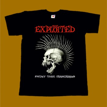THE EXPLOITED T-SHIRT - BEAT THE BASTARDS
