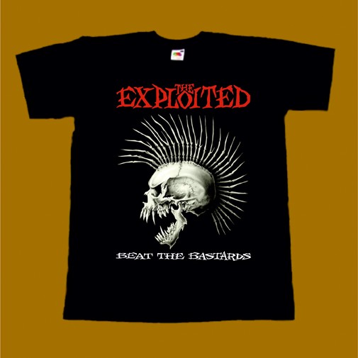 THE EXPLOITED T-SHIRT - BEAT THE BASTARDS
