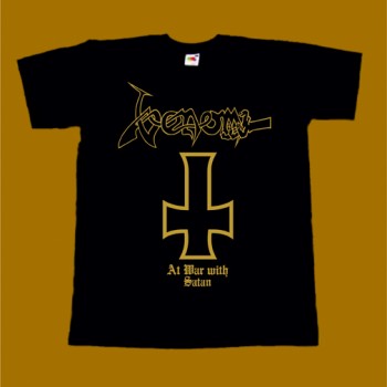 VENOM T-SHIRT - AT WAR WITH SATAN