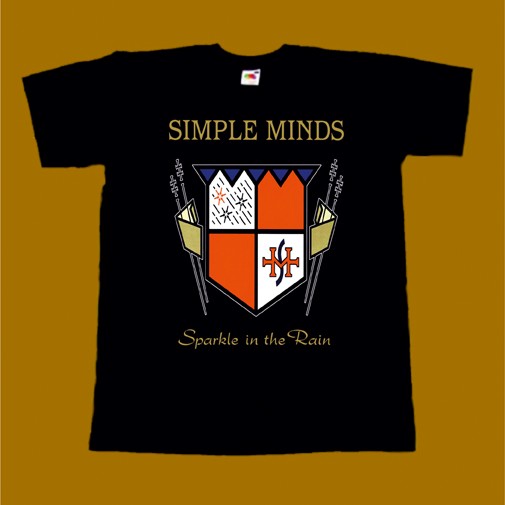 SIMPLE MINDS T-SHIRT - SPARKLE IN THE RAIN