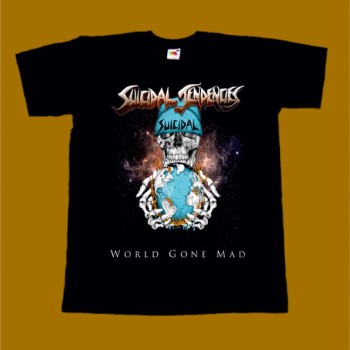 SUICIDAL TENDENCIES T-SHIRT - WORLD GONE MAD