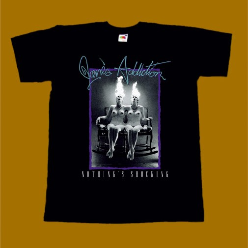 JANE'S ADDICTION T-SHIRT - NOTHING SHOCKING