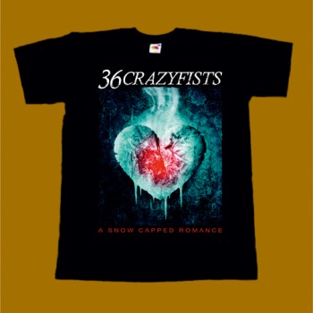 36 CRAZYFISTS T-SHIRT - A SNOW CAPPED ROMANCE