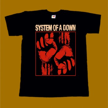 SYSTEM OF A DOWN T-SHIRT - FISTS