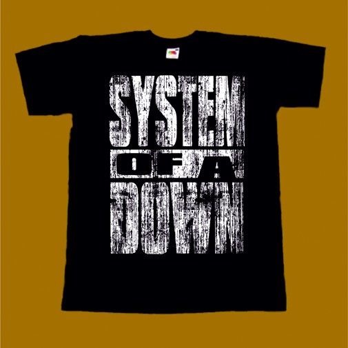 SYSTEM OF A DOWN T-SHIRT - LOGO
