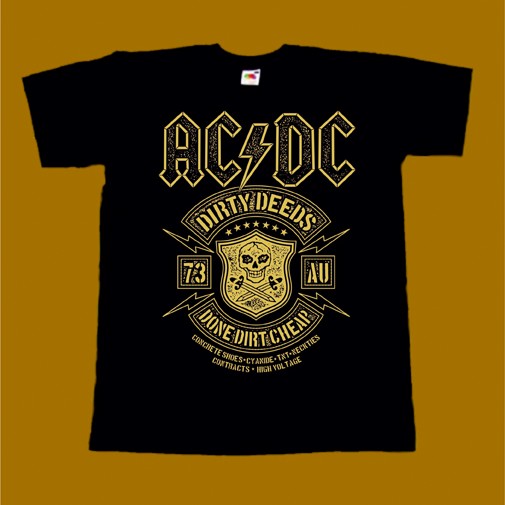 AC / DC T-SHIRT - DIRTY DEEDS DONE DIRT CHEAP 2