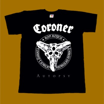 CORONER T-SHIRT - AUTOPSY
