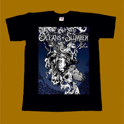 OCEANS OF SLUMBER T-SHIRT - BLUE